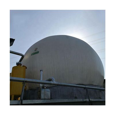 Qualität  Round Double Membrane Biogas Holder With Recycling Advantage Fabrik