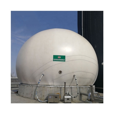Korrosionsbeständiger Doppelmembran-Biogashalter zur Gasspeicherung