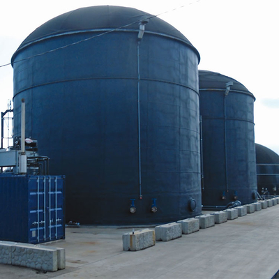 Projekt für eine hocheffiziente Biogasanlage mit anaeroben Verdauungstechnologien