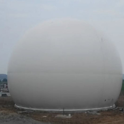 Runder doppelter Membran-Biogas-Halter für anaerobe Reaktion