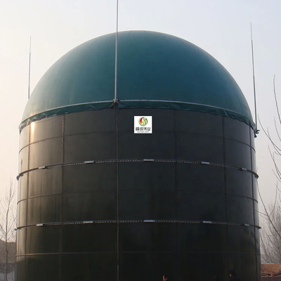 Projekt für Biogasanlagen mit Sprühfarbe für nachhaltige Energie