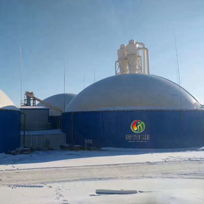 Biogas-Anlage Anaerobiosis Biocontainerisierte Gastank-PDFE flexibel