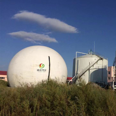 Runder doppelter Membran-Biogas-Halter mit der Wiederverwertung des Vorteils