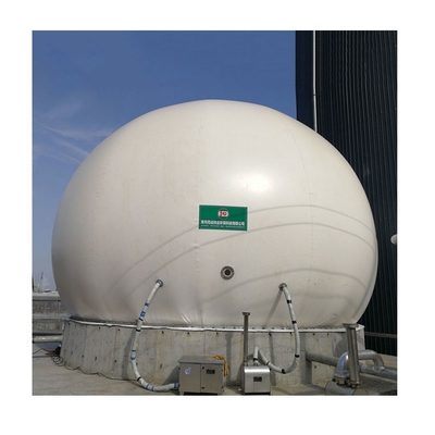 Film-Biogas-Gastank des Doppelt-880m3, der Antikorrosion aufbereitet